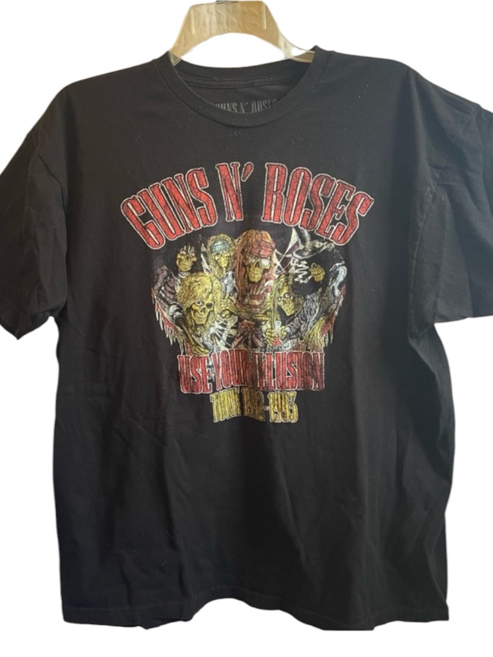 Vintage Guns N' Roses "Use Your Illusion" tour t-shirt XX-LARGE 1992-1993 tour *